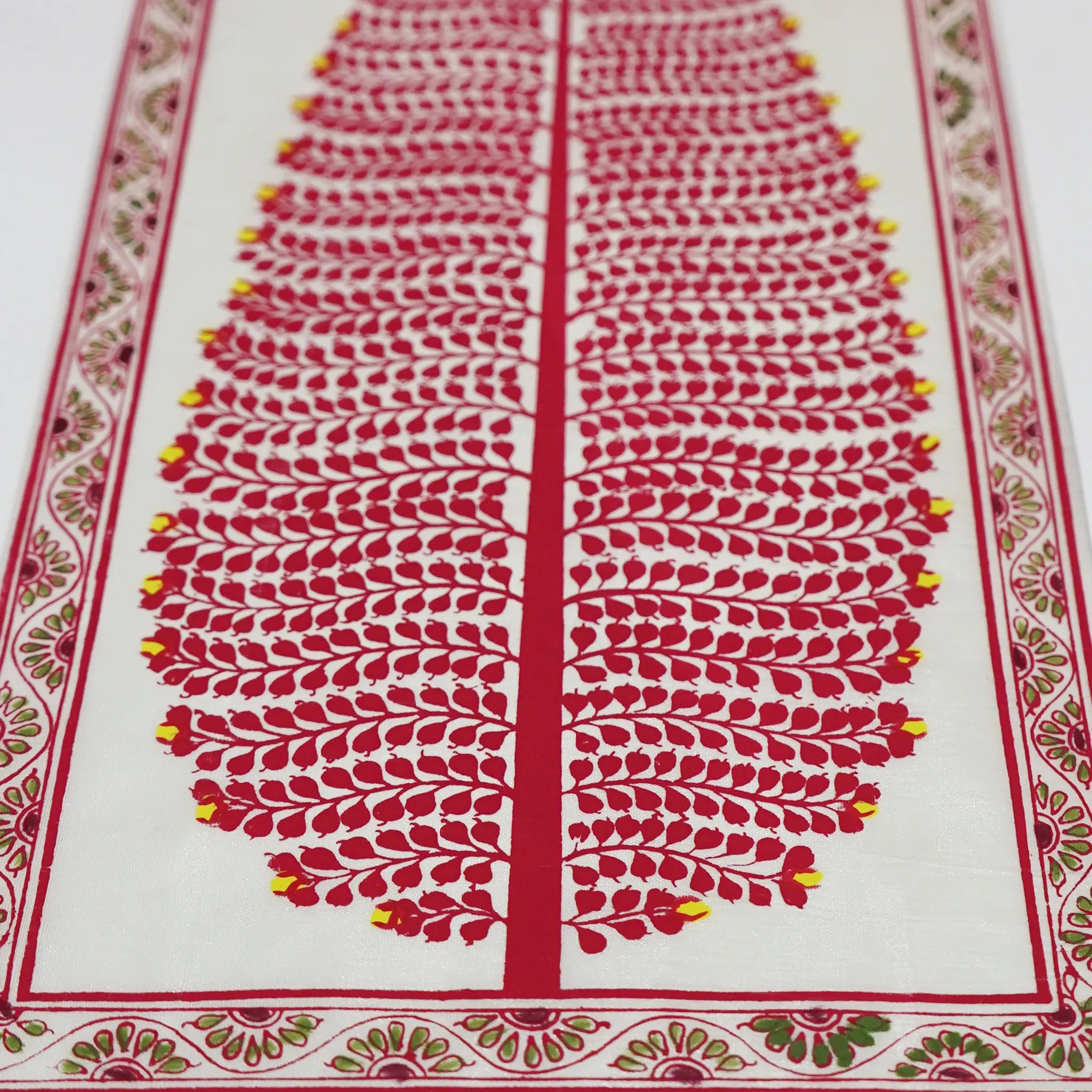 Pattachitra Red Tree of Life